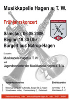 Plakat Frühjahrskonzert
